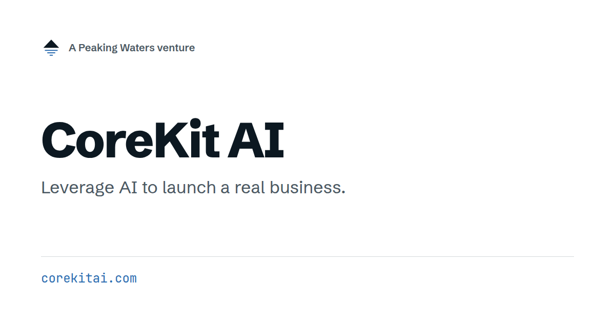 CoreKit AI card